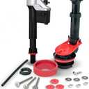 Korky Standard 2-inch Complete Toilet Repair Kit, Fixes: Running, Noisy, No/Slow Refill, and No/Weak Flush Toilets, Easy to Install, 4010MP