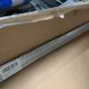 25" Chrome Framed Shower Door Replacement Drip Rail with Vinyl Sweep Door Water Deflector, Applied Mounting Tape and Screws (25Inch)