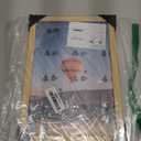 JCJMY 8x12 Solid Wood Picture Frame, Display 6x8 with Mat or 8 x 12 without Mat, Wooden 8 by 12 Photo Frame with Shatter Resistant Plexiglass for Wall Hanging or Tabletop, 1 Pack, Natural