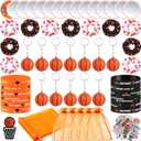 Suncalla 110 Pcs Basketball Party Favors for Women Basketball Team Gifts Bulk Include 3D Stress Keychains Scrunchies Bracelets Mirrors Stickers Gift Bags Goodie Bag Stuffers Sport Accessories Supplies