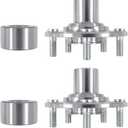 ApplianPar 2Pcs Front Wheel Hub and Bearing Kit for Civic 2012 2013 2014 2015