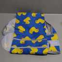 Dog Raincoat Hooded, Waterproof Rain Coat for Dogs with Adjustable Belly Strap, Reflective Strips, Lightweight Slicker Poncho Rain Jacket for Large Dogs (Blue Duck)