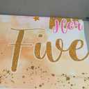 Her Royal Fiveness Birthday Decorations Pink Gold Princess Castles Balloon Garland Crown Number 5 Foil Balloons Banner for 5 Years Old Birthday Party Decor Supplies (Colour 2)