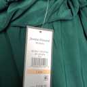 Jessica Howard Women's Lace Trim Knit Mini Dress Boat Neck Elbow Sleeve Desk to Dinner, Green, 14W