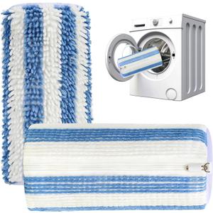 2Pcs Professional Shoe Washing Machine Bag, 360 Deep Clean and Protection for Sneakers, Tennis, Casual Shoes, Durable Shoe Laundry Bag for Washer and Dryer, Shoes Washing Bag for Any Size