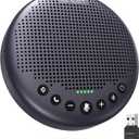 EMEET Conference Speaker and Microphone w/8 Mics, 360 Voice Pickup, Noise Reduction, Bluetooth/USB/Dongle Speakerphone for 10 People w/Daisy Chain for 18, Compatible w/Leading Platforms, 2025 Version