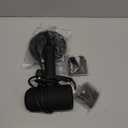 slopehill Professional Ionic Hair Dryer, Powerful 1800W Fast Drying Low Noise Blow Dryer with 2 Concentrator Nozzle 1 Diffuser Attachments for Home Salon Travel (Black)