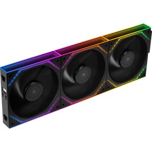 TL-M12QR X3 120mm ARGB Reverse Blade PC Case Fans, 1500RPM PWM, 23.2dBA Quiet, Daisy-Chain Design, Infinity-Mirror Lighting, S-FDB Bearing (3Pack)