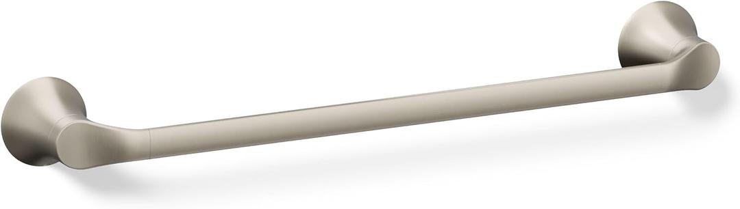 Kohler 27393-BN Simplice 18" Towel bar, Vibrant Brushed Nickel