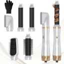 Blow Dryer Brush with Air Style Wrap Hair Styler, Negative Ionic Magic Style Set, Detachable Air Curler
