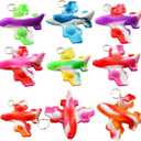 30 Packs Airplane Mini Pop Fidget, Autism Sensory Birthday Birthday Party Favors Gifts for School Classroom, Adult and Kids