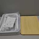 ALVOROG Rolling Cart with Drawer and Wood Table Top, 3 Tier Metal Rolling Utility Cart on Wheels with DIY Pegboards, Hanging Baskets, Hooks for Kitchen, Bedroom, Office, Craft Supplies (White)