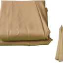 NILZA Replacement Parasol Top Cover, 10ft(3m) 6 Ribs 8 Ribs Patio Umbrella Canopy, Umbrella Replacement Fabric Canopy For Backyard Pool Beach Deck (Color : Khaki, Size : 3m/10ft-6 ribs)