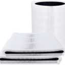 PUREBURG 47501 47502 Replacement Filter Compatible with Nuwave OXYPURE HEPA 300 Air Purifier, 3-Pack H13 True HEPA & Activated Carbon 2-in-1