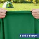 homing Rectangle Table Cloth Cover, Waterproof Polyester Elastic Fitted Tablecloth, Washable Table Protector for Picnic, Camping, Outdoor (Hunter Green, 24" x 36")