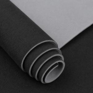 Black Headliner Fabric Ultra-Fine Velvet - 96" L × 60" W Auto Head Liners, Fabric Tube Packaging with Foam Backing for Cars, Trucks, SUVs, RVs, Boats - Home Repair/DIY Headliner Material