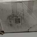 WELLIFE 350PCS Clear-Gold Plastic Plates - 100 Disposable Plates, 150Plastic Silverware, 50 Cups, 50 Napkins for Wedding & Party