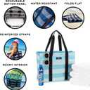 SCOUT Roadtripper - Large Beach Tote Bags For Women - Sandproof Breathable Woven Beach Bag, Pool Bag And Travel - Mom Bag
