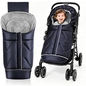 Universal Stroller Blanket & Stroller Footmuff,Water-Repellent Bunting Bag for Babies,Toddlers and Kids,Zipper Footmuff for Stroller,Stroller Winter Cover Warm Baby Sleeping Bag