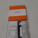 TUCCH Card Case Wallet for iPhone 17 Pro Max (6.9") 2025, RFID Blocking 3 Card Slots | Crossbody Lanyard Strap | Clear ID Window | Undetachable | Magnetic PU Leather Shockproof Phone Cover | Black