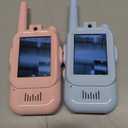 Walkie Talkie for Kids with Video: 2 Pack Rechargeable Toddler Toys with HD Camera & Voice Changer, Long Range Gift Toys for Boy & Girl Age 3-8 for Outdoor Play, Camping (Pink-Blue)