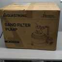 AQUASTRONG 16in Sand Filter Pump for Above Ground Pool with Timer, 3/4 HP Above Ground Pool Pump 3800 GPH for Pools up to 16000 GAL, Pool Filter with 6-Way Valve, Improved Circulation and Filtration