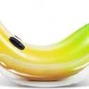 Sloosh Inflatable Banana Pool Float - Ride on Banana Pool Floats Funny Swimming Pool Party Decorations