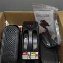 Under Desk Elliptical Machine, Electric Elliptical Leg Exerciser for Seniors Fully Assembled, Quiet & Portable Electric Seated Pedal Exerciser with Remote Control & 12 Adjustable Speeds (Small)