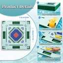 Floating Mahjong Table for Pool,Large Stable Water Pool Game Table for Card Games & Tile Games,Swimming Pool and Hot Tub Float Board Game Tray for Adults, Mahjong Floater Table