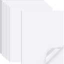 Printable Sticker Paper for Inkjet Printer, 40 Sheets 8.5"x11'' Matte Sticker Printer Paper Full Sheet Labels for Laser/Inkjet Printers, Letter Size