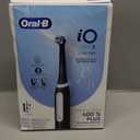 OralB Rechargeable Electric Toothbrush, iO3 Limited Deep Clean, 3 Cleaning Modes, Visual Pressure Sensor to Protect Gums, 2 Brush Heads, Travel Case, Black