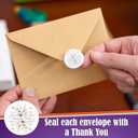 52-pack Floral Thank You Cards Bulk with Kraft Envelopes & Matching Stickers, 3.5x5 Inches, 6 Wildflower Designs | Perfect for Weddings, Baby & Bridal Showers, Graduations & Birthday