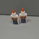 2 x Elmer's Washable No Run School Glue, 4 Ounces, White and Dries Clear