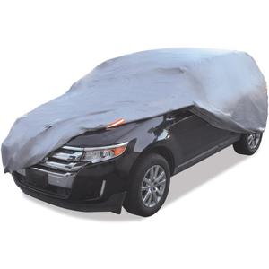 Motor Trend Safeguard Heavy Duty Car Cover for Vans & SUVs - Car Tarp Waterproof All Weather SUV, Sun Protection, UV Rain Snow Winter, Outdoor Reflective - Up to 185" Length