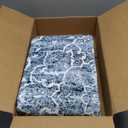 KUTA Vintage Floral Washable Runner Rug 2.6x12, Non-Slip Hallway Kitchen Rugs Blue White with Rubber Backing,Ultra Soft Printed Distressed Modern Extra Long 12ft Carpet Runners Indoor for Bedroom