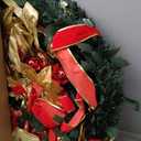 6.5 Ft Pop up Christmas Tree,Prelit 200 Warm White LED Lights,Opens Instantly,Fully Decorated,8 Lighting Modes & Timer,Fire-Resistant,Foldable,Collapsible Xmas Tree Outdoor Indoor Holiday Party Decor