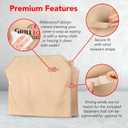 GrillTough Heavy Duty BBQ Grill Cover for Outdoor Grill, 30 Inch Waterproof, Weather Resistant, UV & Fade Resistant with Adjustable Straps Gas Grill Cover for Weber, Genesis, Charbroil, etc. Tan
