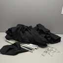 Sherilyn Twin Size Bed Canopy Toddler, Kids Bed Tents Indoor Dream Tent on Bunk Bed Privacy Space Blackout Sleeping Tents Portable Drafty Floor Playhouse for Boys Girl Birthday, House Gift, Black