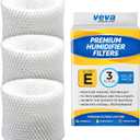 VEVA 3Pack Premium Humidifier Filters  Replacement for HW Filter E, HC14, HCM6009, HCM6011, HEV680, HEV685 Series, LongLasting