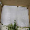 Flojery 2 Packs Faux Flowers in vase,Fake Flowers with Vase, Artificial Silk Roses in Vase, Artificial Flowers in Vase, Faux Flower Arrangement with Vase for Farmhouse (White with vase)
