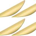 Uxcell 4-Piece Cabinet Hardware Set: Gold Drawer & Door Pulls, 3-3/4 Inch Center-to-Center, Suitable for Kitchen, Bathroom, & More