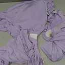 Peomeise Stretch Spandex Chair Cover for Wedding Party Dining Banquet Event (Lavender, 25)