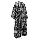 Professional Barber Cape 63"x55" with Adjustable Snap Closure, Perfect for Home Use or Salon, with Stylish Designs Pack of 2