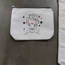 3 x basuwu 2 PCS Music Lover Makeup Bag, Singer Makeup Bags, Waterproof Travel Cosmetic Organizer with Double Sided Print, Large Capacity, Gift for Women Friends TS Fans Birthday Christmas