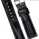 Premium 18mm 19mm 20mm 21mm 22mm Leather Watch Band for Men, Handcrafted Watch Strap, Easy Install Strap Stainless Buckle Present Gift Husband Boyfriend Son Christmas Fathers Day Birthday