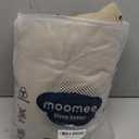 MooMee Bedding Duvet Cover Set 100% Washed Cotton Linen Like Textured Breathable Durable Soft Comfy (Solid Light Camel, Palatial King/Oversized King 120"x98")