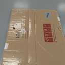 LOAAO 48X36 Gold Bathroom Mirror, Rounded Rectangle Gold Frame Mirror, Brushed Gold Bathroom Vanity Mirror Wall-Mounted, Anti-Rust, Tempered Glass, Hangs Horizontally or Vertically