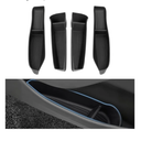 Arcoche Door Side Storage Box for Tesla Model Y Juniper Accessories 2025 2026 Door Pocket Liners,TPE Front & Rear Side Organizer Tray Protector Liner (model Y Juniper) 4pcs Not fit 2026 Standard