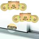 2 Pack Gliding Patio Door Tandem Roller Assembly Fits for Andersen P/N #1997061 (1982 to P) & Replaces #1273704 (1964 to 1982), 1-1/4" Steel Ball Bearing, Side Adjustable