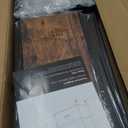 Sweetcrispy 7 Drawer Dresser with Fabric Bins Fabric Storage Tower Organizer for Bedroom Closet Hallway Entryway Tall Chest of Drawers with Steel Frame Wood Top Easy Pull Handles,Rustic Brown (11.8"D x 39.3"W x 30.3"H (7 Drawers))